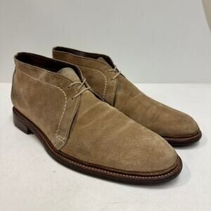 VERY GOOD Alden 1494 Unlined Chukka Boot (Tan Suede) Made in USA Men's 9